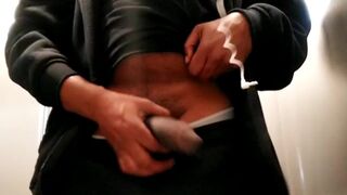 Mr Showtime69 flashes his BBC in the airport