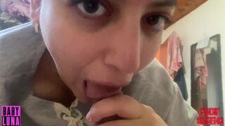 She loves to suck cock as soon as she gets up and drink all my breakfast cum Babyluna939 Eddie Queen