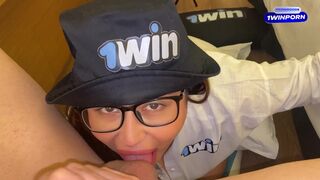 SLOTHY BLOWJOB FROM COLOMBIAN BITCH!