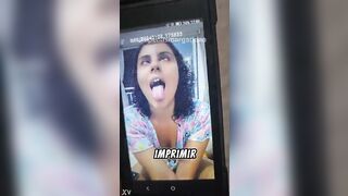 Margarida gave her pussy and is charging everything at the machine, accepts card and lets you fuck her