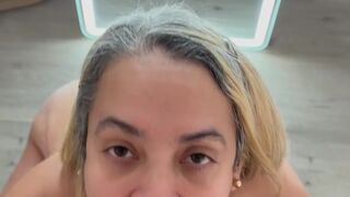 Horny Sofia Luvin sucking and riding Stepson dick