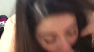 sucking a cock and getting fucked doggy style Pt 1