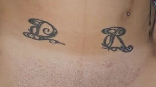 SquuezingCREAMPIE Stroking dick watching Victoria play w her pussy fuck N CUM inside tight pussy POV