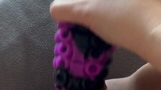 SEXY BEAUTIFUL BBW wild stepmom gorgeous MILF ASMR wet pussy dildo play