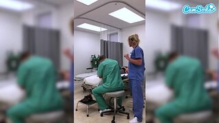 Hot Fit gorgeous mature MILF Nurse Gets Fired For Showing Pussy