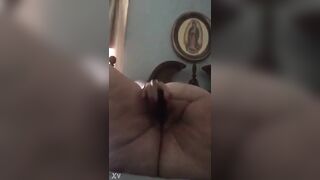 Freak ass cougar bitch sends me her video this morning