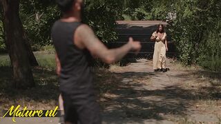 Big Tits German sexy MILF Susi is getting a foursome with three toyboys