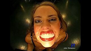 GERMAN GANGBANG - HORNY CUM SWALLOWING SLUT