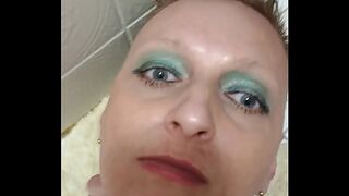 German Prostitute whore bitch gorgeous mature MILF Sandra gets fucked and strangle