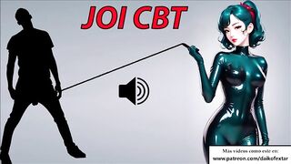 hot JOI teasing CBT Roleplay in Spanish. Extreme level. Entertain me with your balls.