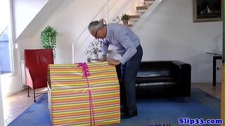 Sexy college and curvy sexy milf share seniors hard cock