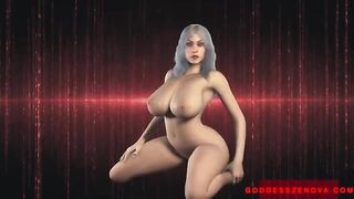 Cyberbot kinky JOI 3D Animation