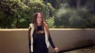 Italian Big Tits curvy sexy MILF Artemisia Love Late Night Smoke Sesh