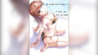 Misaka Mikoto Anime Hentai erotic jerk off encouragement