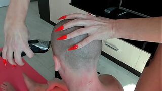Mature beautiful cougar femdom shaving asmr