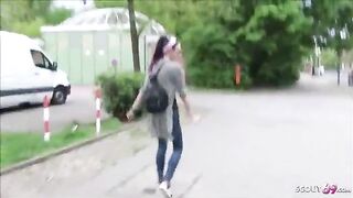 ANOREXIC GERMAN sexy sweet MILF Stella Star Public Fuck Interracial