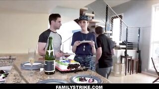 Sexy Big Tits Redhead busty curvy MILF Hot sexy stepmom Lauren Phillips Fucks Big Dick Stepson While His Stepdad Naps