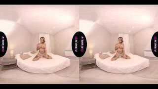 PORNBCN VR Spanish mature thick milf masturbates and sucks your cock in POV while smoking and footjob | FULL LINK ->