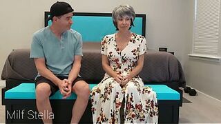 StepGrandma Offers The Gift Of Anal - granny ADVENTURES E25 - cougar MILF STELLA