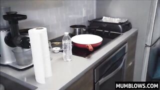 pretty stepmom motivates StepSon to do his chores