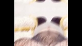 My mature neighbor's mature thick milf sucking cock and fucking doggy style