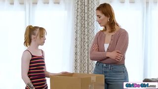 My beautiful stepmom and I had an unexpected kiss