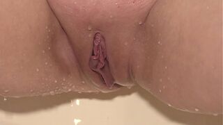 Mature pussy shaving close-up. ASMR.