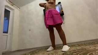 Mature gorgeous mature milf in a skirt pleased stepson with a good blowjob and anal sex