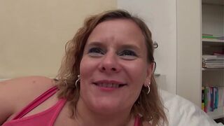 Mature Chubby Blonde in intense 3way 4852 3 1 1