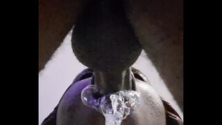 PERFECT LIPS-Blowing bubbles all over his dick