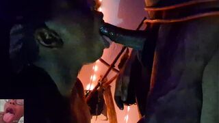 PERFECT LIPS-gets spooky and sucks dick on halloween