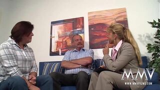 MMV FILMS German Mature Kinky hot threesome