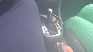 busty french amateur hot stepmom touching her stepsons cock in the car