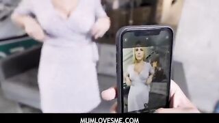 MumLovesMe - Blonde Big Tits thick MILF Sexy stepmom Joslyn Jane POVm