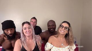 Desperate Amateurs Hot milfs Alex and Karla hot curvy thick Latina beautiful erotic milf kinky mom sexy orgy action