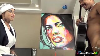 The most naughty housekeeper in Brazil!