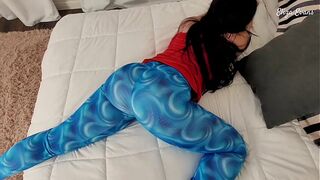 Skinny and sexy babe from the gym asks me for a hard cock after training! Eliza Evans