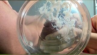 mature GILF slowmo cumshot in water her friend