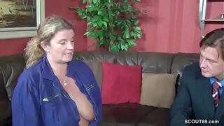 GERMAN HOT GILF HELGA FUCK WITH THE NEIGBOUR