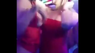 Elisa Sanches making out with hot blonde