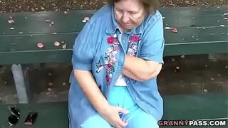 GILF Flashing In Public