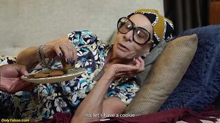 horny 77 Years old tattooed horny granny bbc ass fucked