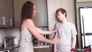 sexual MILF Sofie Marie Caught Fucking Her Hung Young Stepson