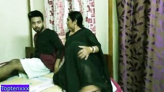 Indian sexual college student boy amazing sex with hot stepmother! Indian pure taboo sex with clear audio