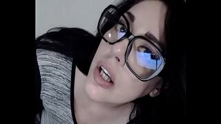 beautiful erotic MILF in hot glasses