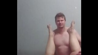 Hunk with thick cock fucks Ssbbw sexy MILF pretty wife ( Blowjob & pussy licking scene included )