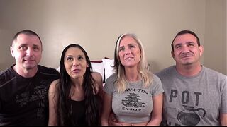 Desperate Amateurs casting hot big tit thick BBW milfs getting their tight pussies pounded really hard by big cock