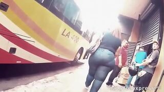 MEGA-PEAR SSBBW exorbitant unmatched and fascinating brunette