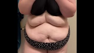 ssbbw shows off in bikini