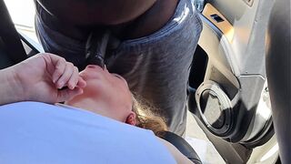Woman was given food & lots of Cum In Her Mouth - kinky BIG BOOTY BBW, SSBBW, POV, ass worship (big butt, big booty, big ass, huge ass, big tits, big boobs, massive ass, fat pussy)